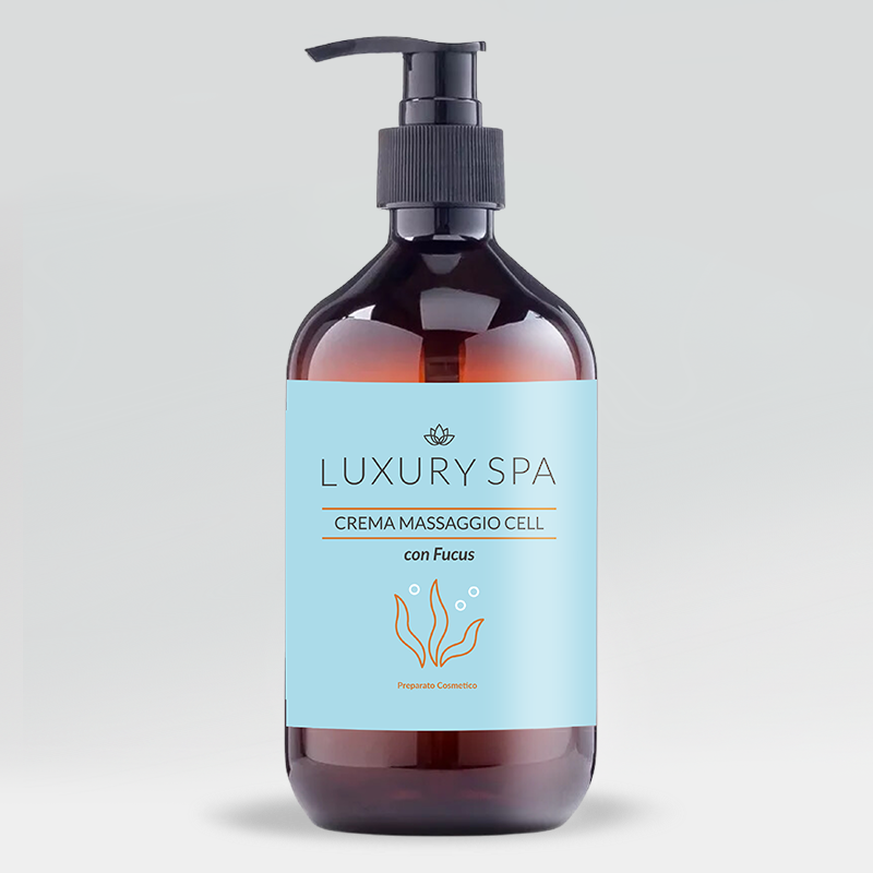 Crema massaggio Cellulite Edera e Fucus  500 ml