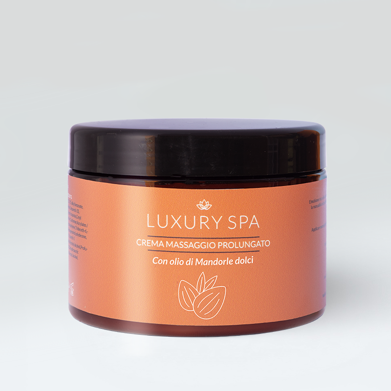 Crema massaggio Prolungato olio di mandorle 500 ml