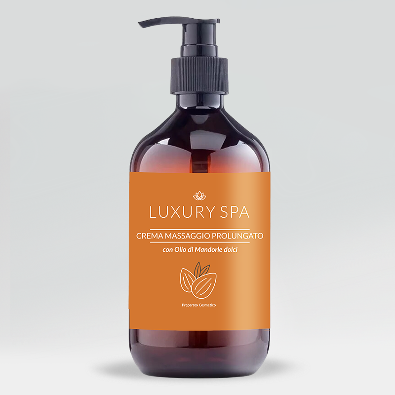 Crema massaggio Prolungato olio di mandorle 500 ml