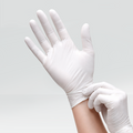 Guanti  lattice senza polvere, confezione 100 pezzi