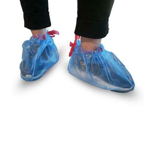 Copri scarpe con lacci in Polietilene HDPE blu